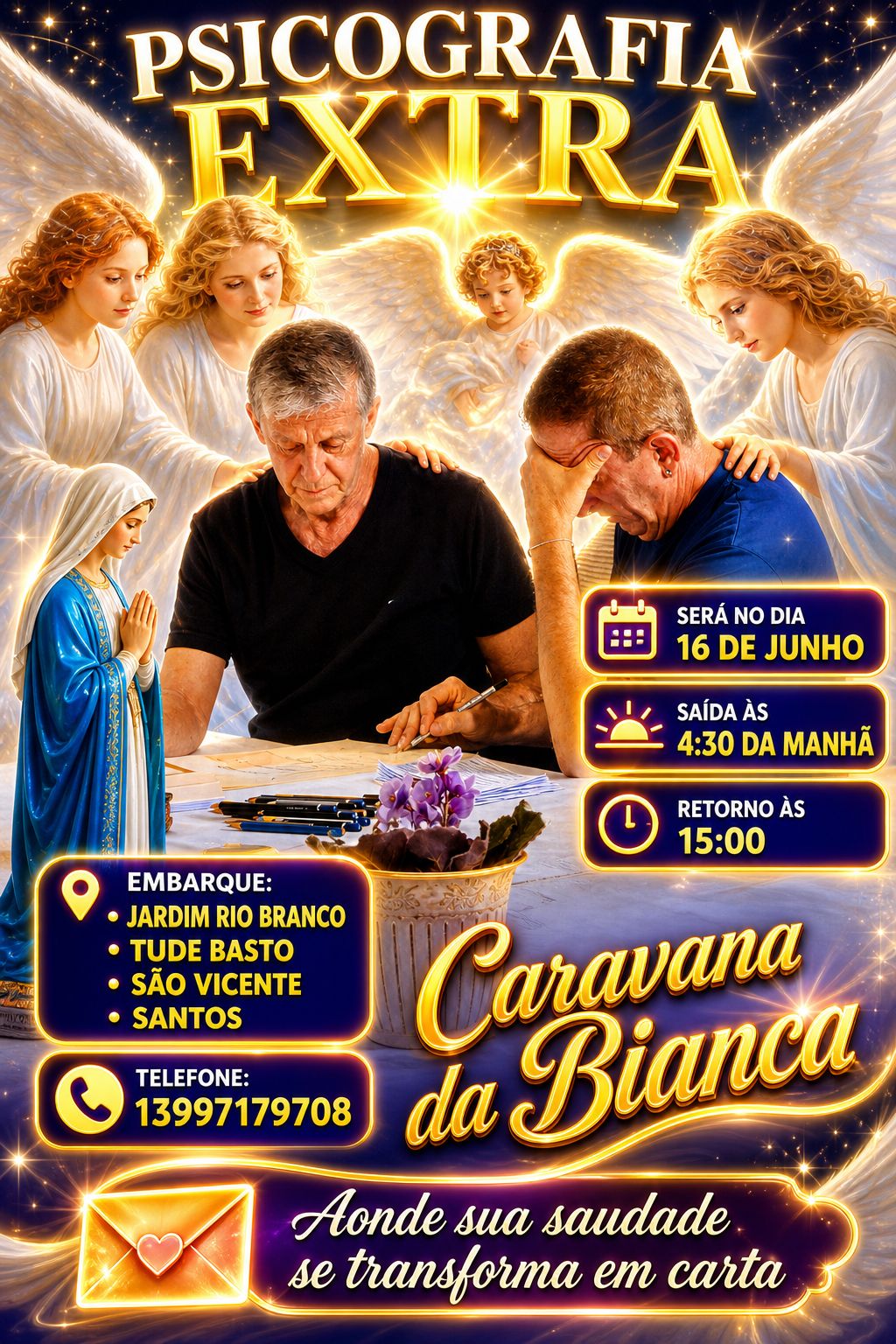 CARAVANA BIANCA - PRAIA GRANDE - SÃO VICENTE E SANTOS